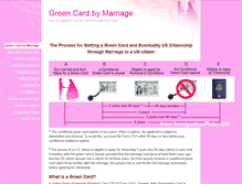 Tablet Screenshot of greencardbymarriage.com